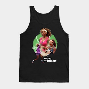 Serena Williams Cartoon Anime Tank Top